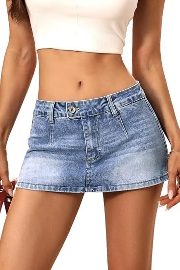 Denim Skort