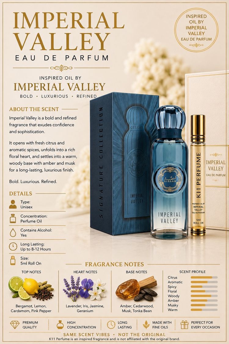 5 MLS oil perfume inspired by Imperial Valley Eau De Parfum