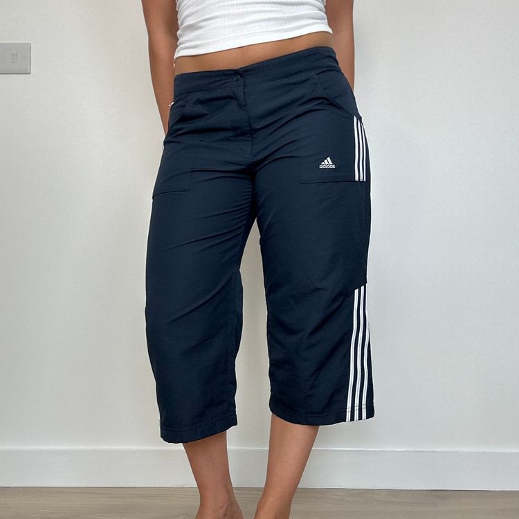 Adidas Originals Adidas Women'sNavy Cropped Sports Pants product image