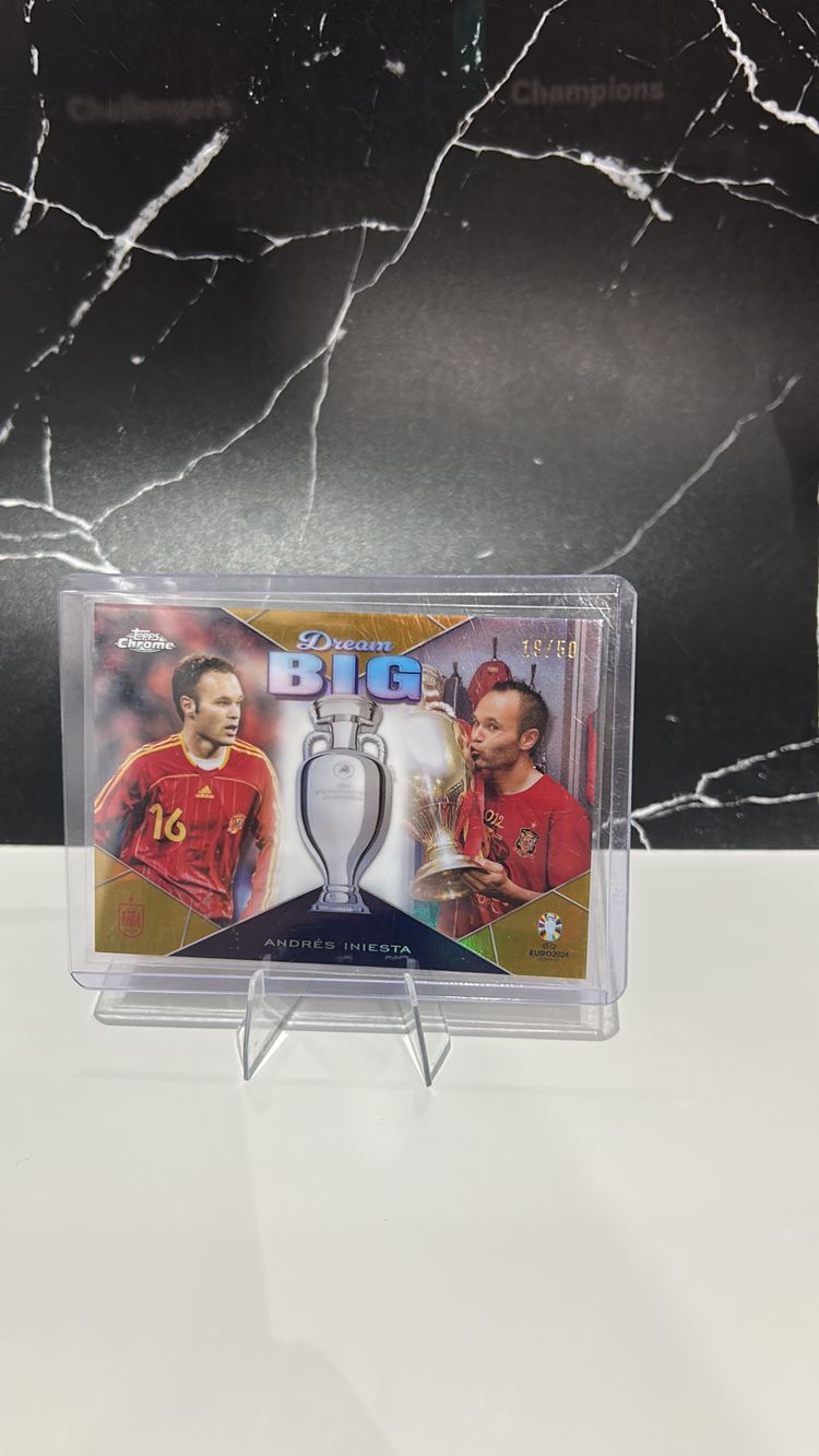 Topps Andrés Iniesta 19/50 imagen del producto