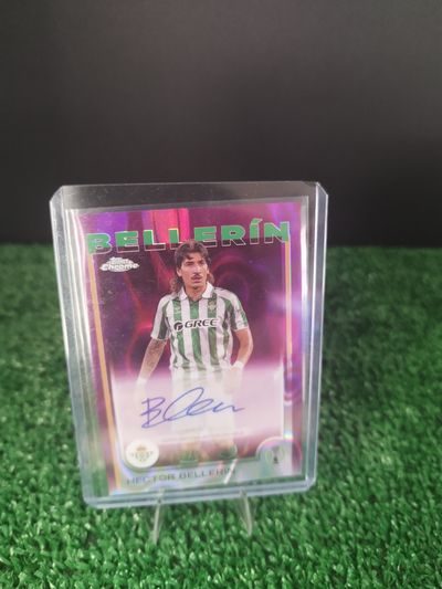Hector Bellerin Auto /75 Topps Chrome Pink Refractor