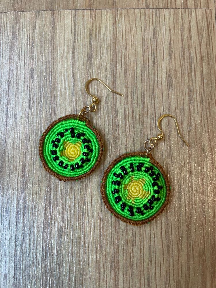 Other Green Kiwi Fruit Earrings product image