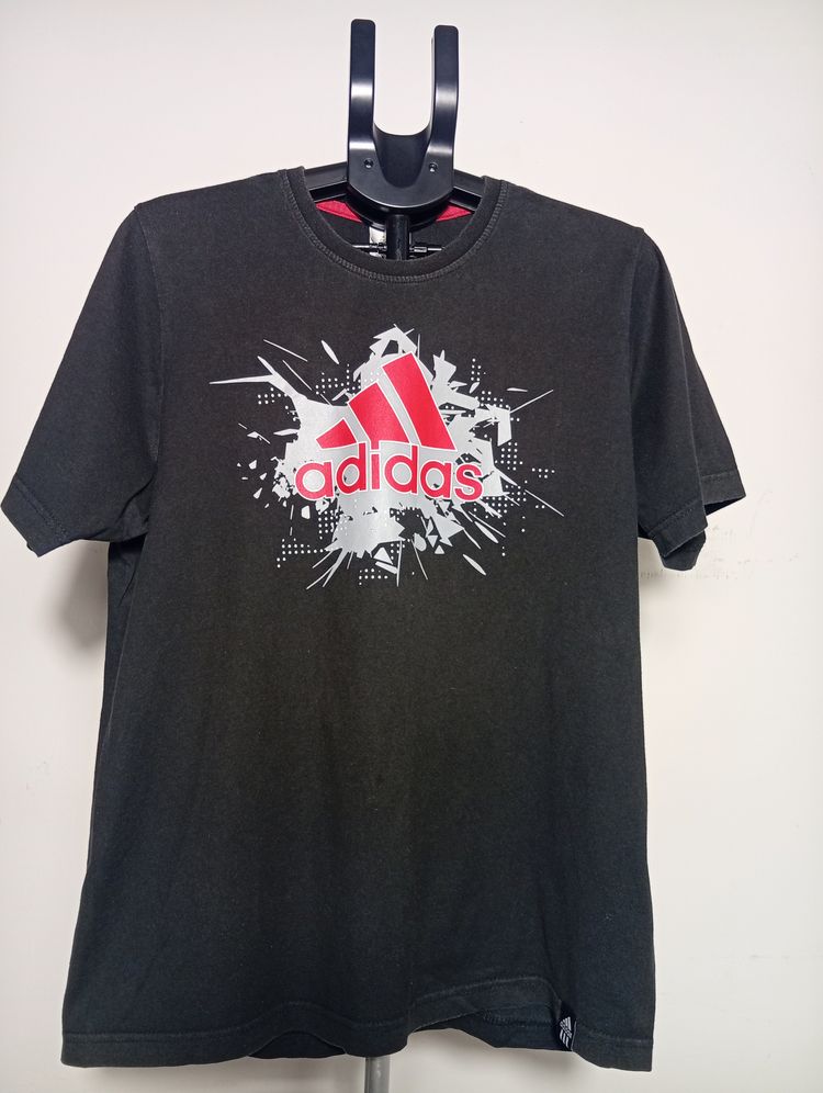 Adidas Black Graphic T-Shirt