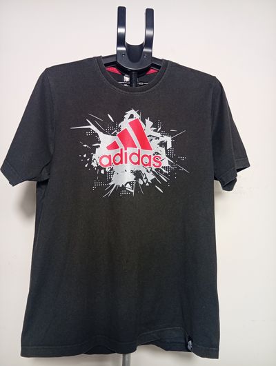 Adidas Black Graphic T-Shirt