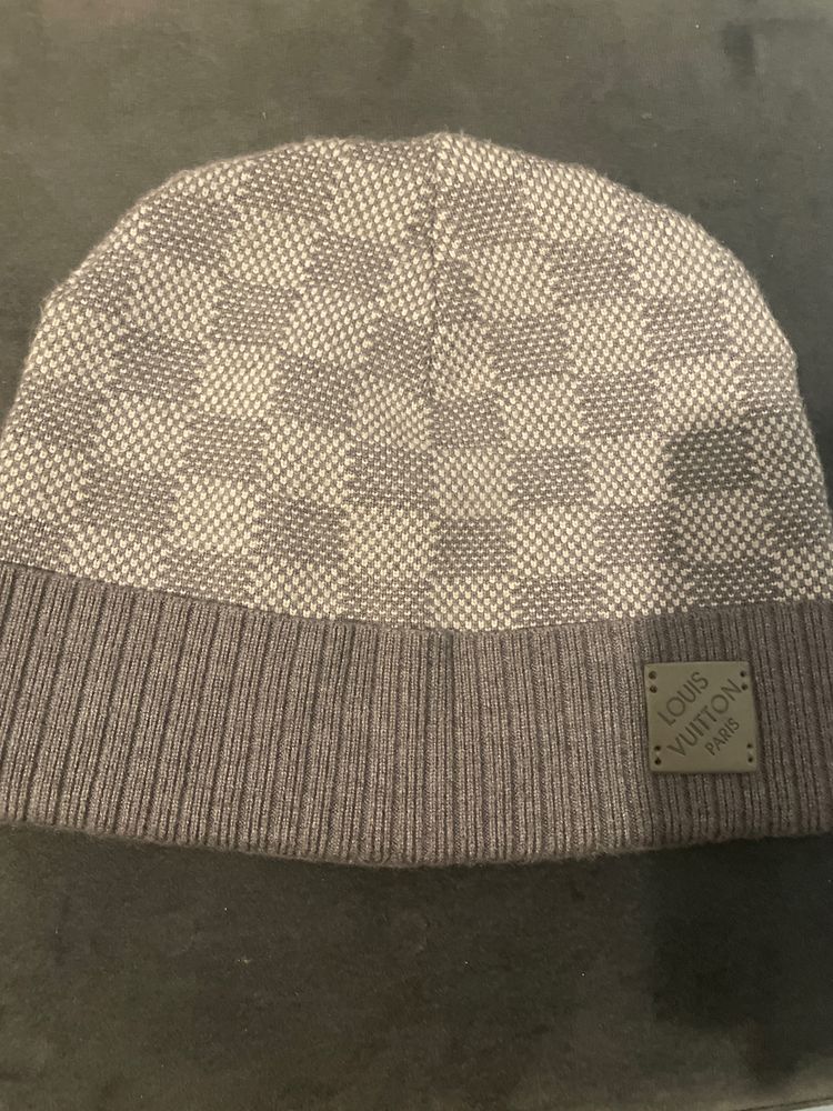 Louis Vuitton Checkered Beanie Hat