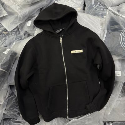 Black Mercier Zip-Up Hoodie (Brand New)