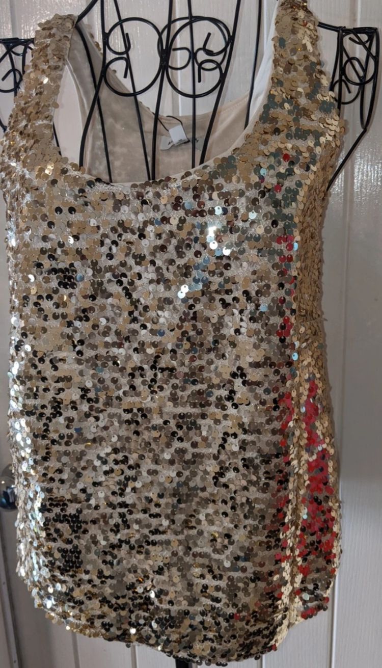 M&S Collection M&S Sequin Sleeveless Top product image