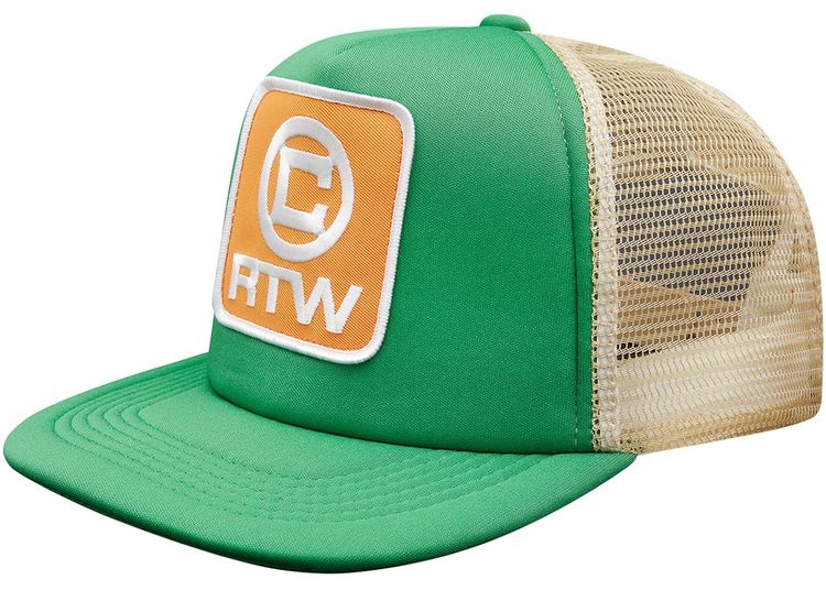 Corteiz Rtw Green Trucker image 1