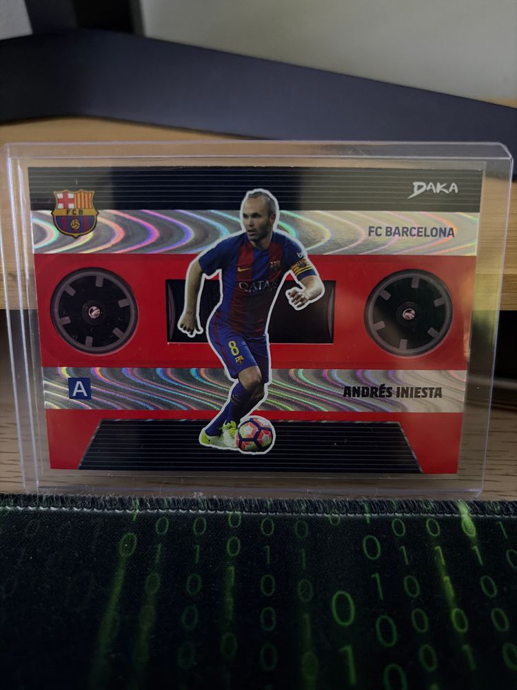 Daka Fc Barcelona Andres Iniesta Collectible Card