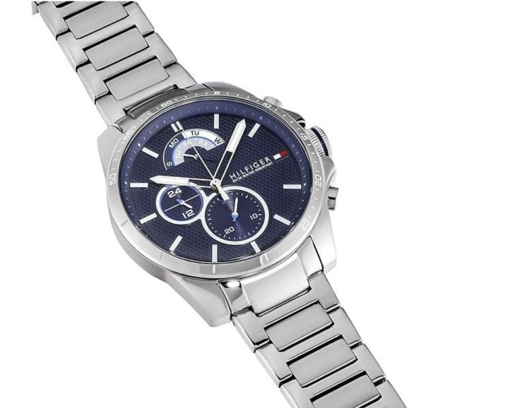 Authentic Tommy Hilfiger Decker Blue Dial Bracelet Watch 1791348 image 4