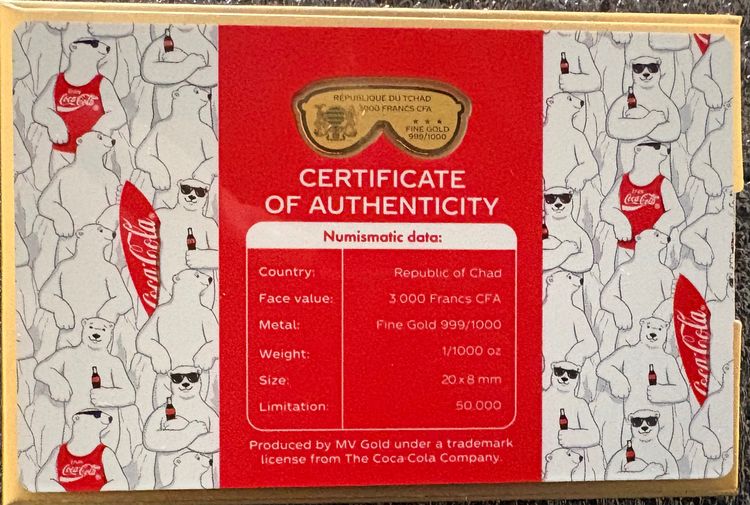 Coca-Cola Collectible  With Polar Bear Design 2