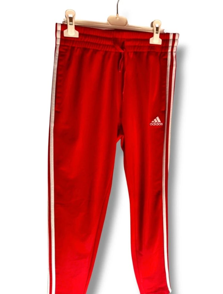 Adidas Red Tracksuit Jacket And Pants 3