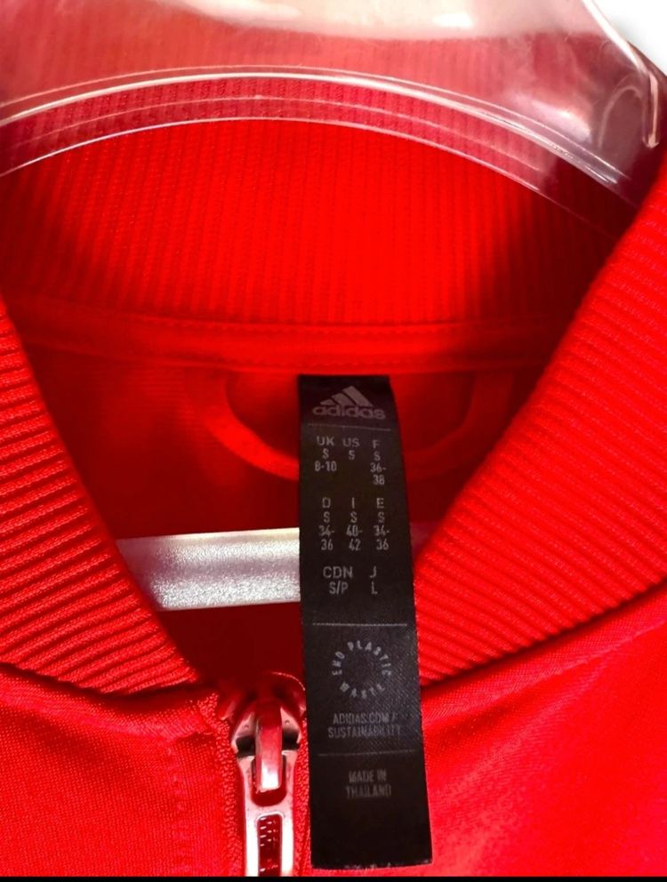 Adidas Red Tracksuit Jacket And Pants 8