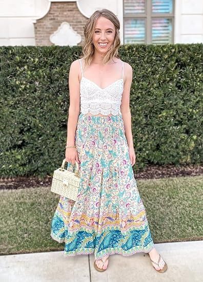 Floral Patterned Long Skirt image 3
