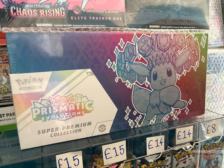 Pokémon Scarlet & Violet Prismatic Evolutions Super-Premium Collection image 1