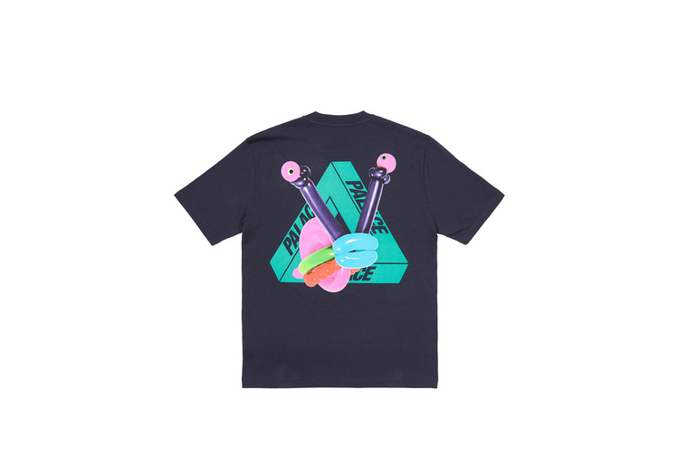 Palace Palace Tri Twister Tee in Navy, Medium product image