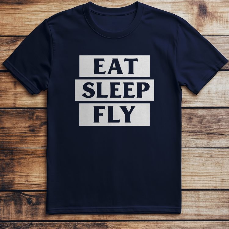 Eat Sleep Fly T-Shirt image 3