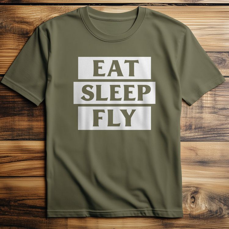 Eat Sleep Fly T-Shirt image 5