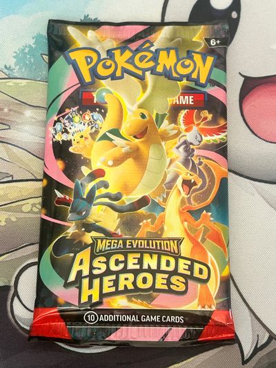 Pokémon Mega Evolution Ascended Heroes Trading Card Game Pack