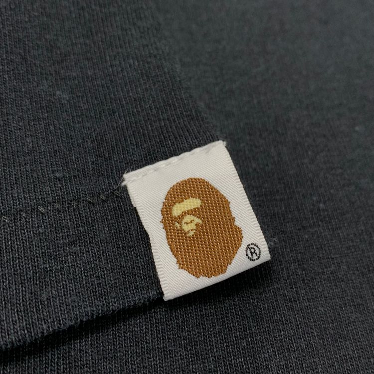 Bape Large Tee College Black T-Shirt A Bathing Ape image 9
