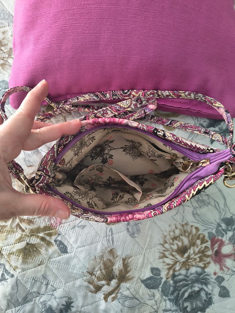 Vintage pink bag obraz 5