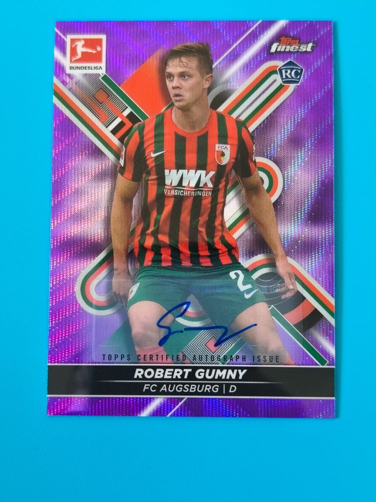 Topps Finest Robert Gumny Football Trading Card