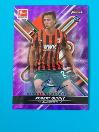 Topps Finest Robert Gumny Football Trading Card
