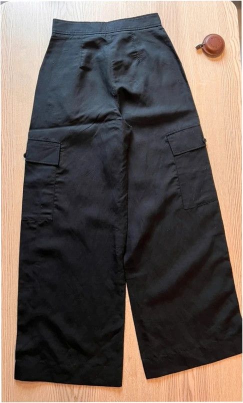 Cos - cargo trousers - wide leg minimalist - lyocell linen blend - New without tags
