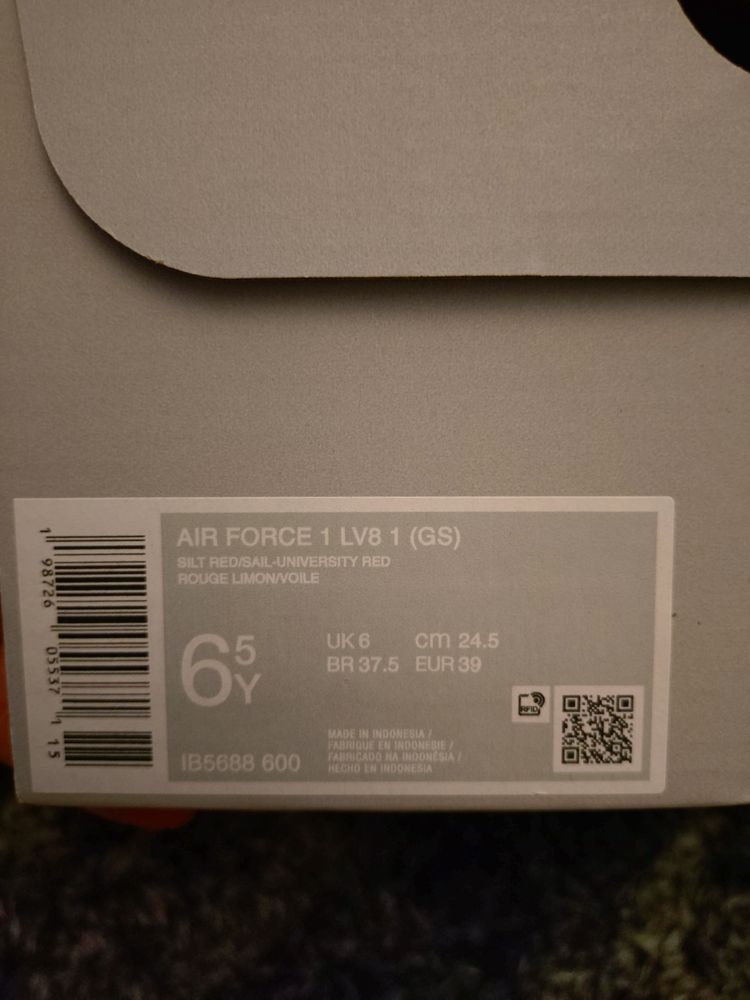 Nike Air Force 1 Lv8 1 (Gs) Sneakers uk6 eu39 obraz 7