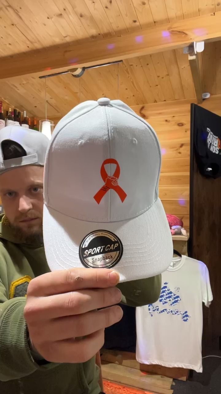White awareness cap 