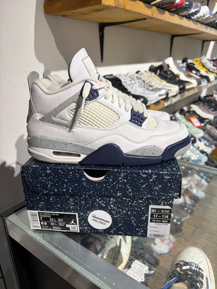 Jordan 4 Midnight Navy UK 6 #178