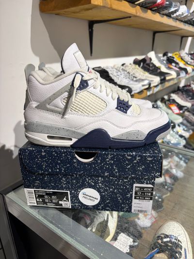 Jordan 4 Midnight Navy UK 6 #178