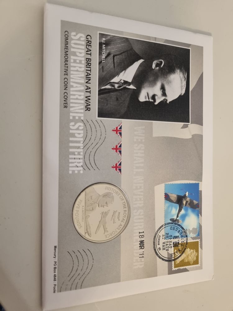 Great Britain At War Commemorative Coin Cover