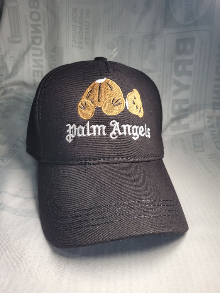 Palm Angels Black Baseball Cap image 1