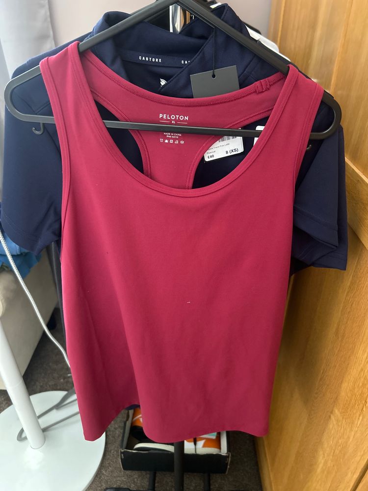 Peloton Racerback Wine Tank Top image 1
