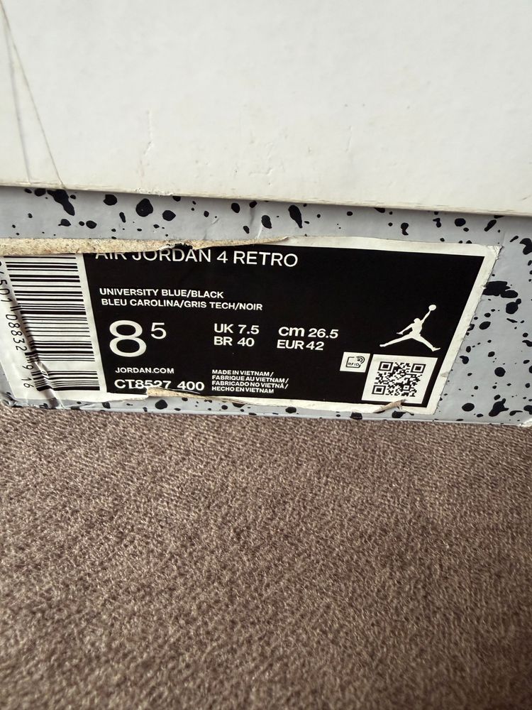 Immagine di Air Jordan 4 Retro Sneakers 2