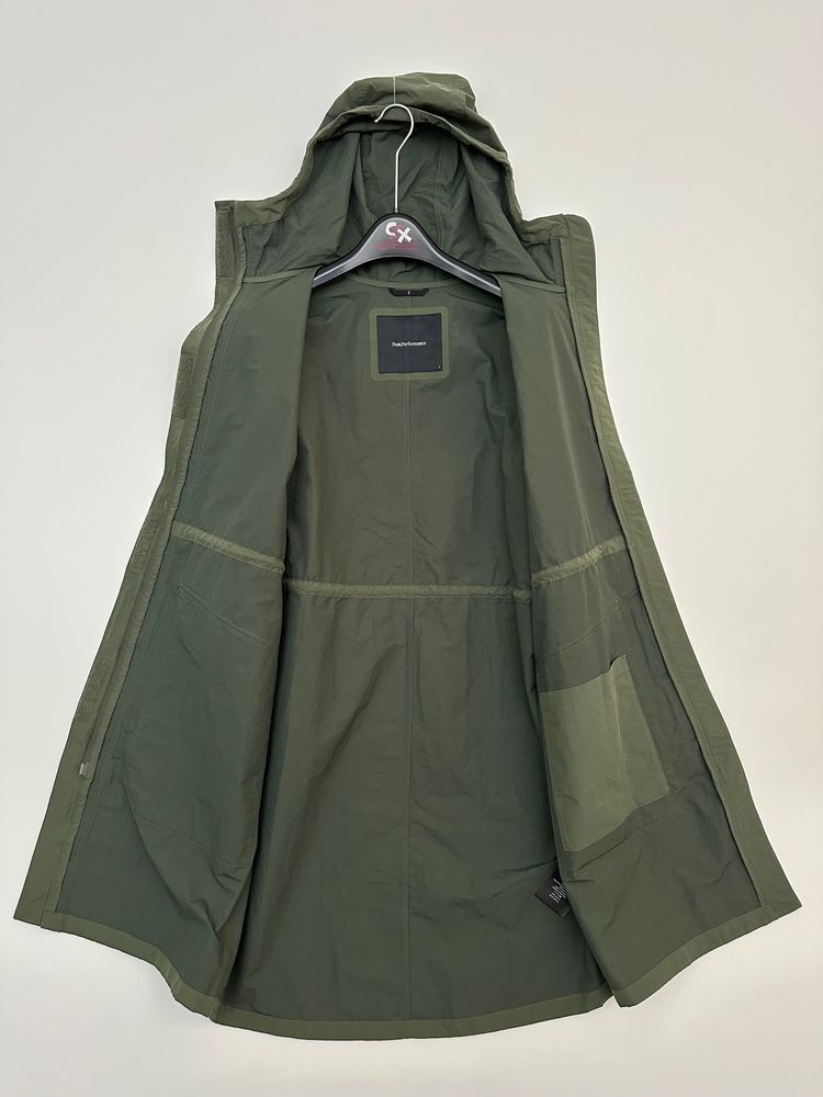 Peak Performance Parka Women’s S Small Pine Needle Green Coat image 5