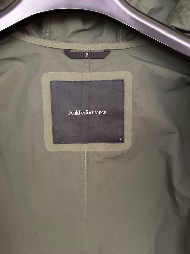 Peak Performance Parka Women’s S Small Pine Needle Green Coat image 6