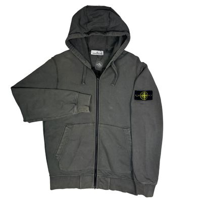 Sudadera con cremallera y capucha Stone Island Gris oscuro - talla L