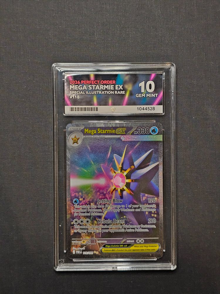 Mega Starmie Ex 118/088 Ace Gem Mint 10 image 1