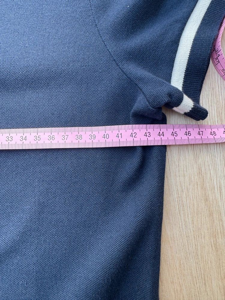 Robe polo Lacoste slim finitions contrastées crocodile brodé bleu marine Femme taille FR 38 image 9