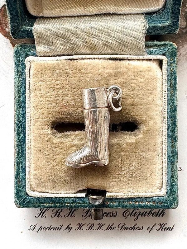 Vintage Sterling Silver Riding Boot Charm Pendant - Equestrian Horse Charm 👢 