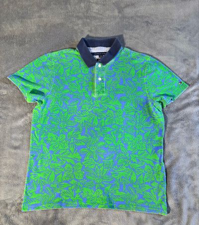Tommy Hilfiger Floral Print Polo Shirt