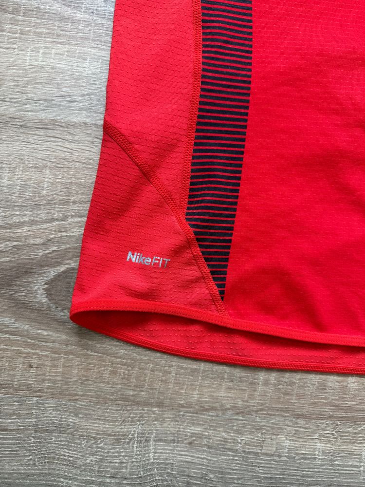 00s Red Nike Quarter Zip Running T-shirt (M) image 5