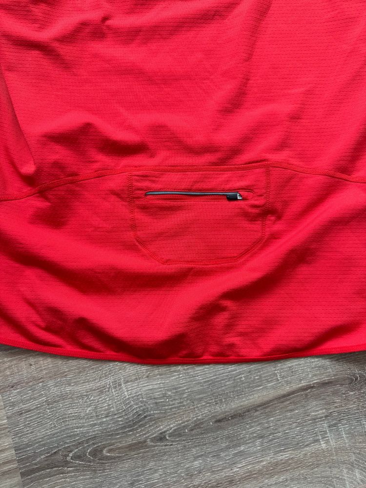 00s Red Nike Quarter Zip Running T-shirt (M) image 3