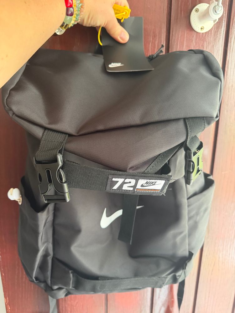 Nike Black And Orange Backpack 2