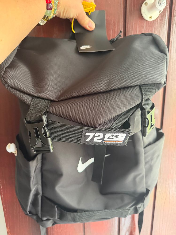 Nike Black And Orange Backpack 3