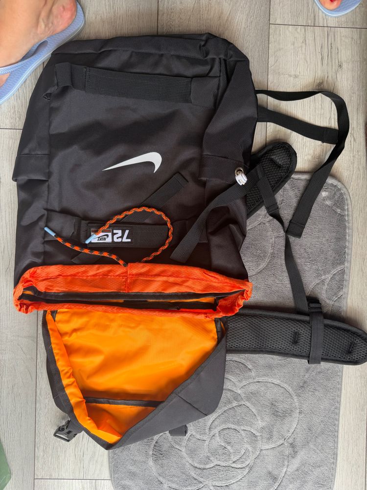 Nike Black And Orange Backpack 5