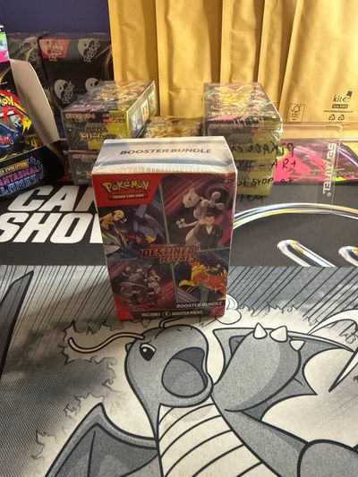 Destined rivals booster bundle slight dent on corner