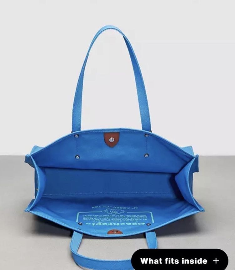 Coach Coachtopia Tote bag Let Us Take A Trip BNWT Recycled Trippy Hippy Style imagen 4